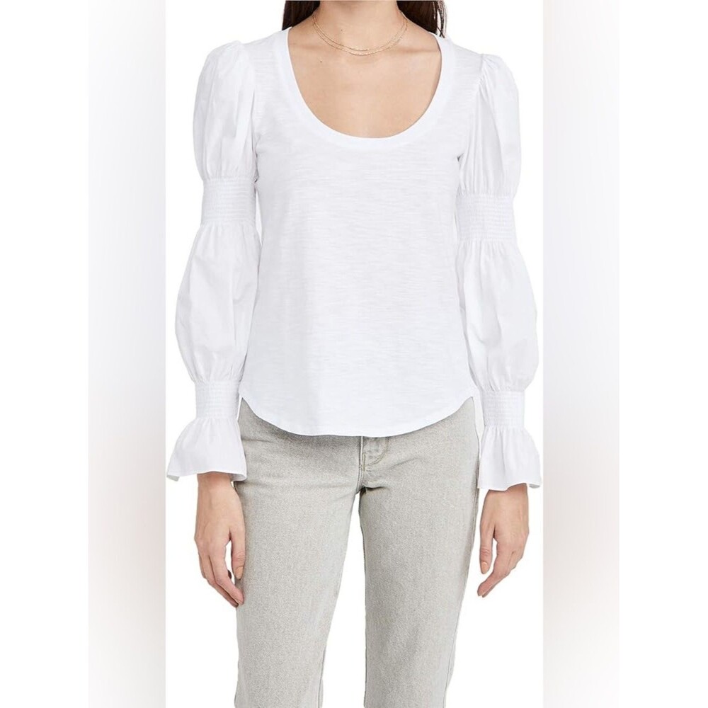 Cinq à Sept Libby Top XS Puff Sleeves